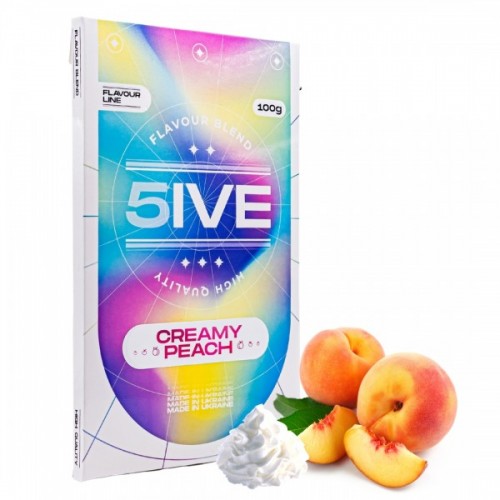 Табак 5IVE FlyOver Tea Line Creamy Peach (Персиковый Крем) 100 гр