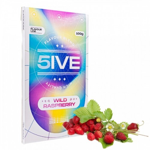 Табак 5IVE FlyOver Tea Line Wild Raspberry (Лесная Малина) 100 гр