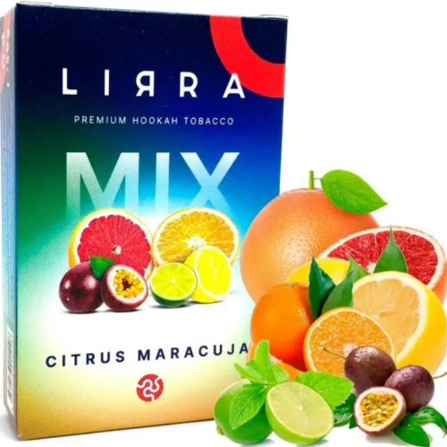 Тютюн Lirra Citrus Maracuja (Цитрус Маракуйя) 50 гр