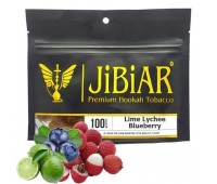 Табак Jibiar Lime Lychee Blueberry (Лайм Личи Черника) 100 гр