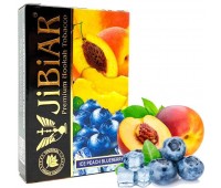 Табак Jibiar Ice Peach Blueberry (Лед Персик Черника) 50 гр