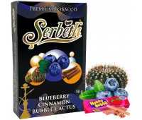 Тютюн Serbetli Blueberry Cinnamon Bubble Cactus (Чорниця Кориця Бабл Кактус) 50 гр