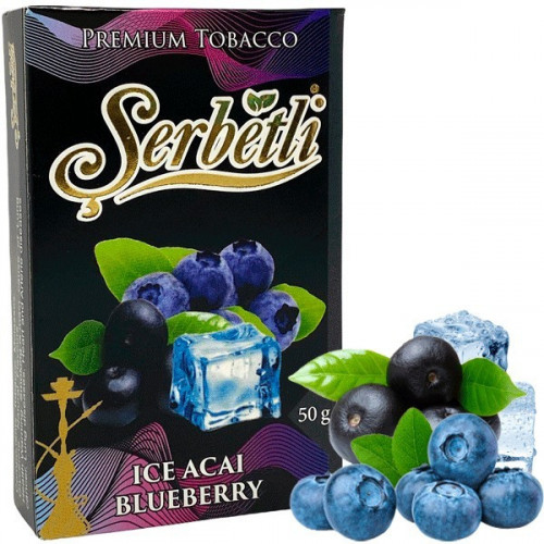 Табак Serbetli Ice Acai Blueberry (Лед Асаи Черника) 50 гр