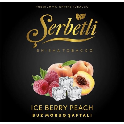 Табак Serbetli Ice Berry Peach (Айс Ягода с Персиком) 50 грамм