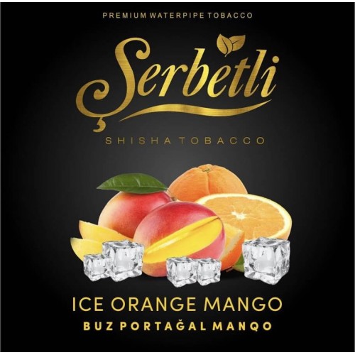 Тютюн для кальяну Serbetli Ice Orange Mango (Крижаний Апельсин Манго) 50 грам