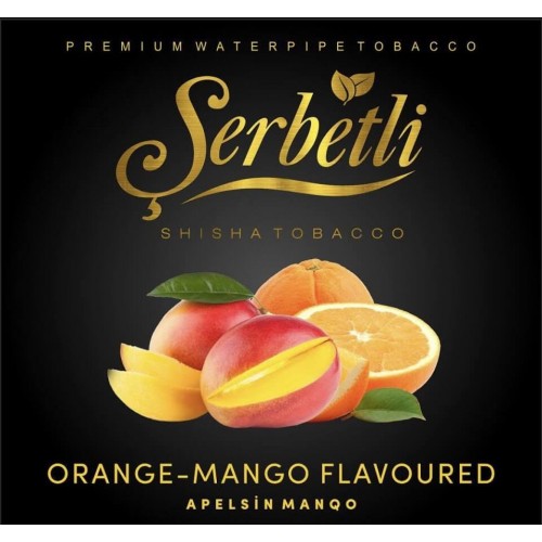 Тютюн для кальяну Serbetli Orange Mango (Щербетлі Апельсин Манго) 50 грам
