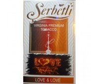 Табак для кальяна Serbetli Love & Love (Щербетли Любовь) 50 грамм