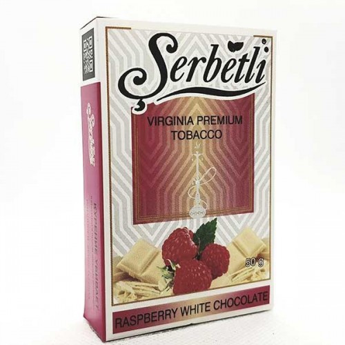 Тютюн для кальяну Serbetli Raspberry White Chocolate 50 грам