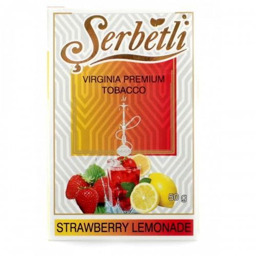 Тютюн для кальяну Serbetli Полуничний Лимонад (Strawberry Lemonade) 50 грам