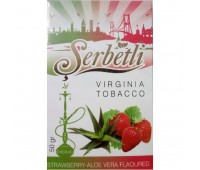 Табак для кальяна Serbetli Strawberry Aloe Vera 50 грамм
