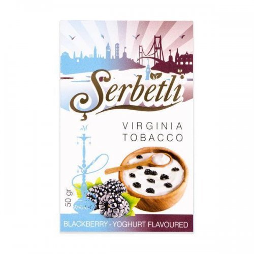 Тютюн для кальяну Serbetli Blackberry Yoghurt 50 грам