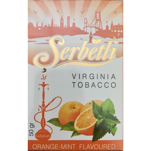 Тютюн для кальяну Serbetli Orange Mint 50 грам