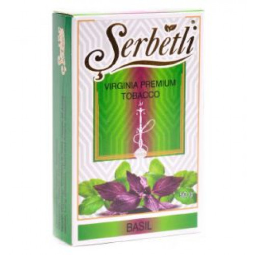 Табак для кальяна Serbetli Basil (Базилик, 50 г)