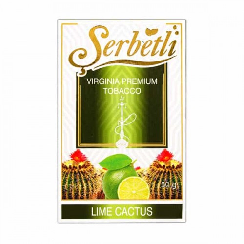 Табак для кальяна Serbetli Cactus Lime 50 грамм