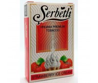 Табак для кальяна Serbetli Strawberry Ice Cream 50 грамм