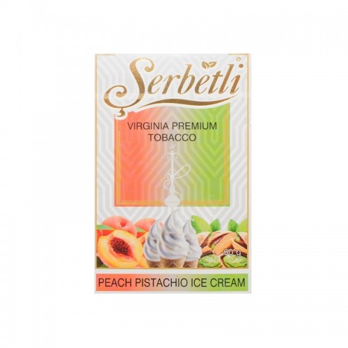 Табак для кальяна Serbetli Peach Pistachio Ice Cream 50 грамм