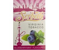 Тютюн для кальяну Serbetli Blueberry Mint 50 грам