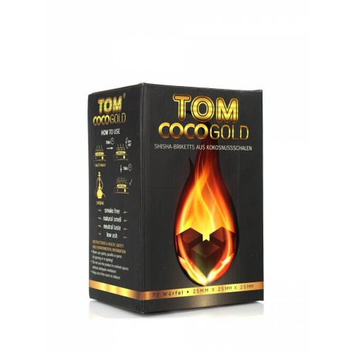 Уголь кокосовый Tom Coco Gold (Коко Голд) 1 кг 