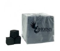 Кокосовый уголь для кальяна Phoenix 1 кг, 64 шт (без коробки)